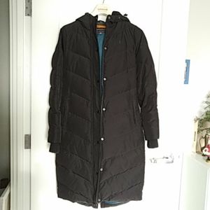 Black XS Brooklyn Industries long down coat